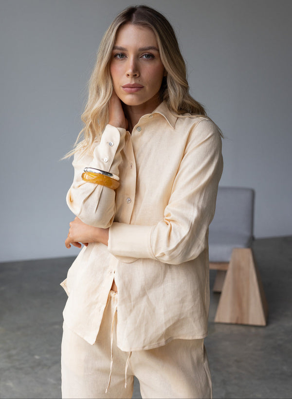 BUTTER YELLOW SHIRT
