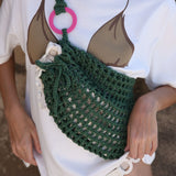 MESH GREEN BAG