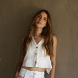 LA ISLA CREAM VEST